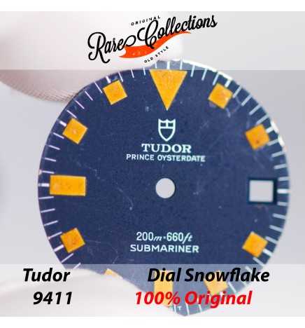 Dial Tudor Submariner Snowflake Ref 9411 Original Blue Dial Vintage