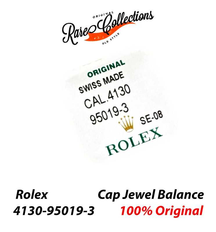 NEW Nuovo Rolex 4130 95019-3 Cap Jewel for balance-upper/lower 4130 Gioiello