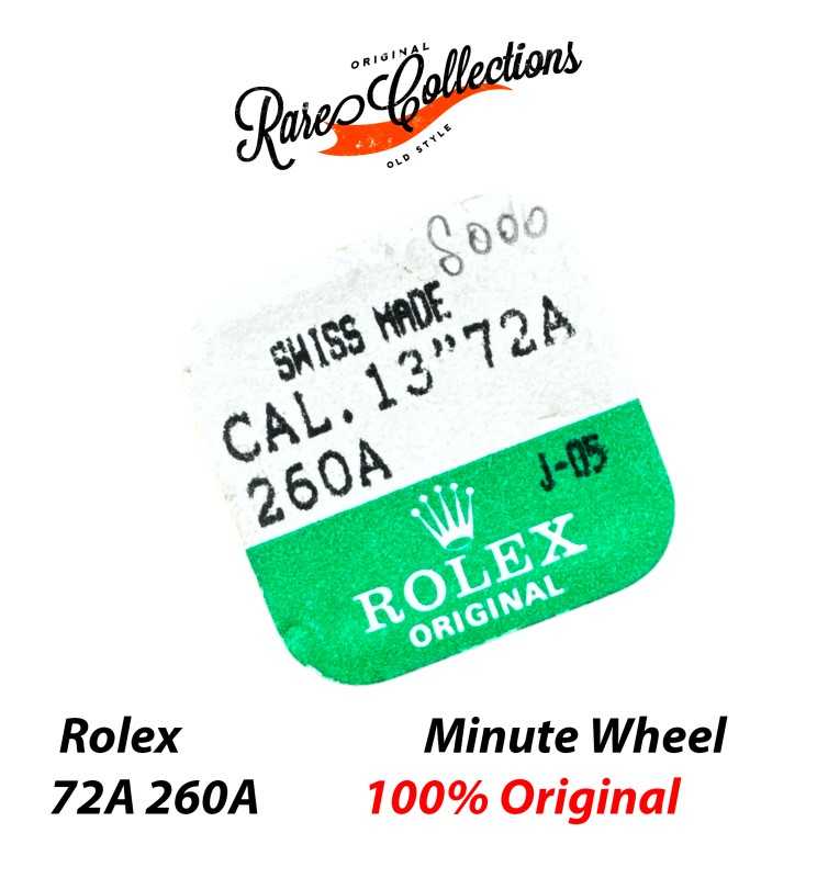 Blister Nuovo Blister Rolex Daytona 72A 260A Minute Wheel Ruota Minuti
