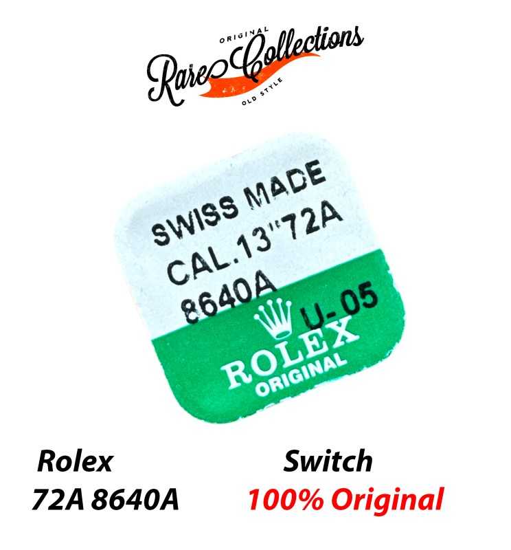 Blister Nuovo Blister Rolex Daytona 72A 8640A Switch X1 Interruttore