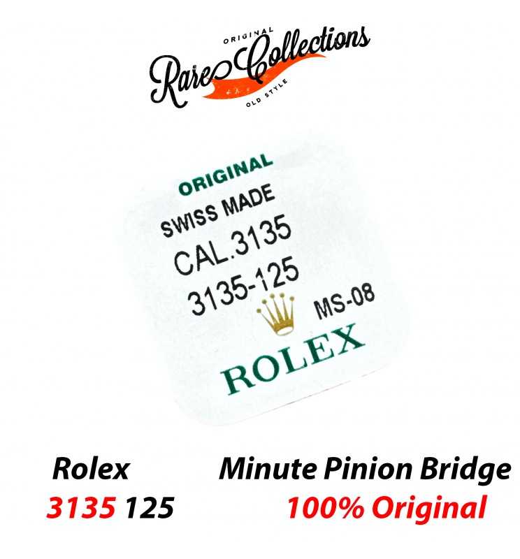 Blister NEW Rolex 3135-125 Minute Pinion Bridge Ponte Pignone Submariner