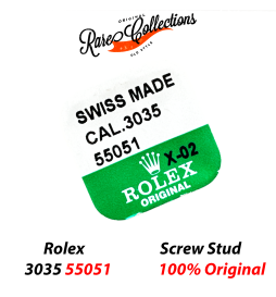 Blister NEW Nuovo Rolex 3035 55051 Screw X1 for stud Vite