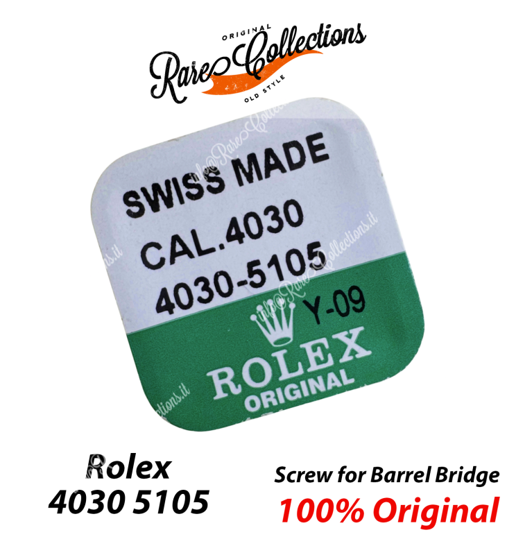 NEW Nuovo Blister Rolex Daytona 4030-5105 Screw for Barrel Bridge X1 Vite Bariletto
