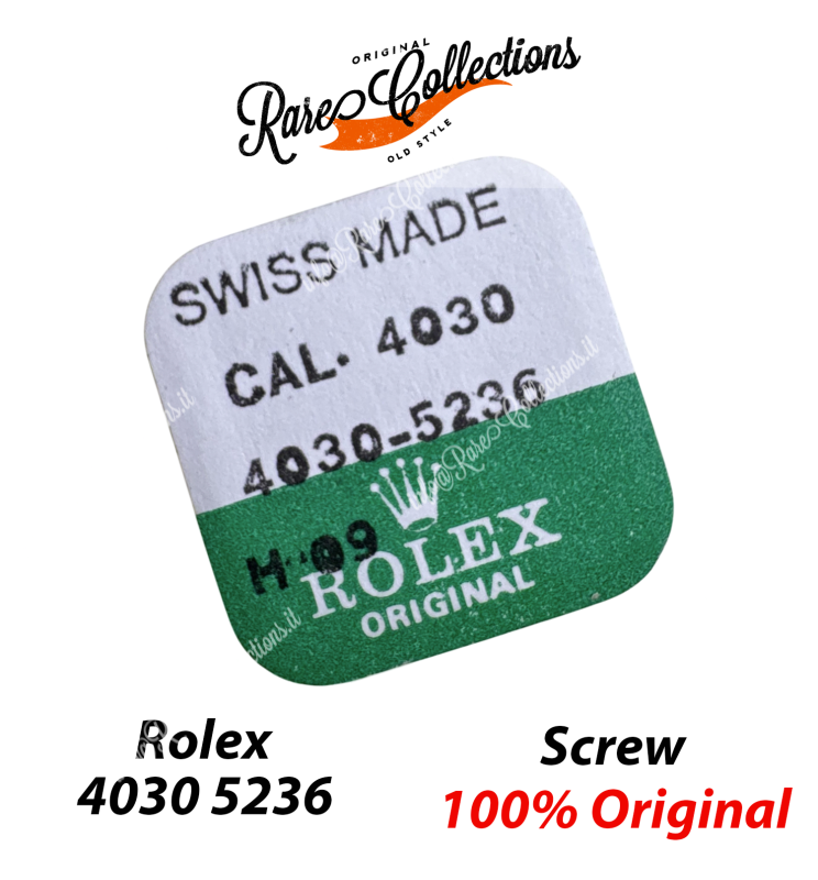 NEW Nuovo Blister Rolex 4030-5236 Screw for Minute Train Bridge, long X1 Vite Ponte treno minuti