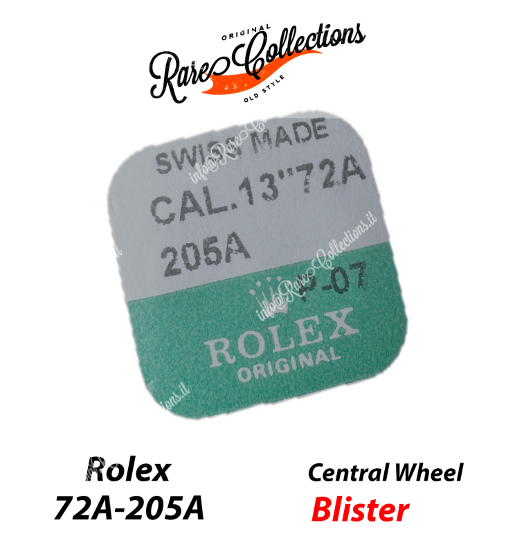 Rolex 72A 205A Blister Ruota di Centro con Pignone Calzante