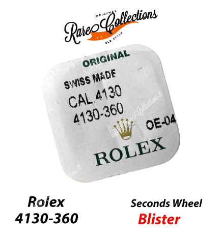 Rolex 4130-360 Seconds Wheel Old Version Blister Secondi Ruota Vecchia versione