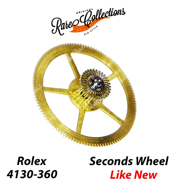Rolex 4130-360 Seconds Wheel Old version Pari al nuovo Secondi Ruota vecchia Versione