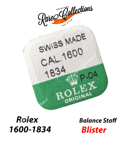 Rolex 1600 1834 Balance Staff Blister Asse Bilanciere
