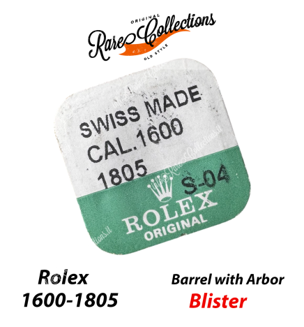 Rolex 1600 1805 Barrel with Arbor Blister Bariletto con Albero