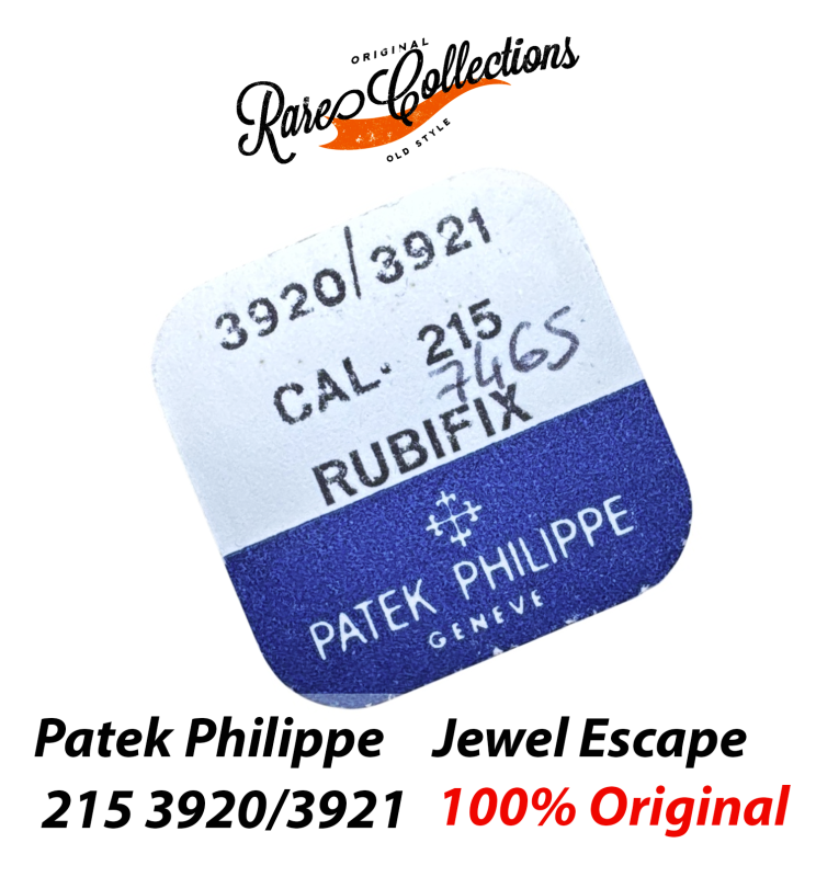 Patek 215 3920/3921 RUBFIX Escape Wheel Blister Castone Scappamento Ruota