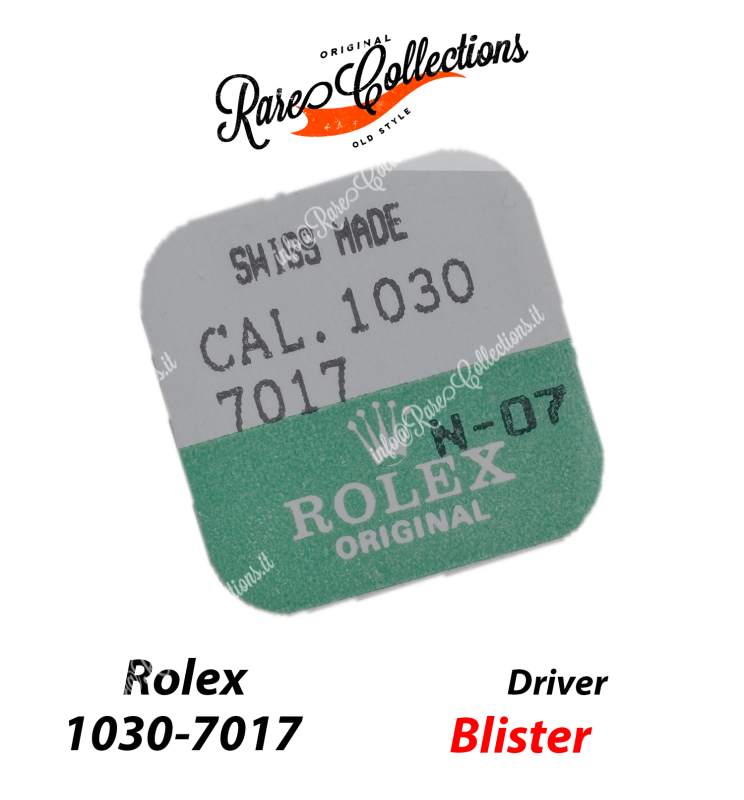 Rolex 1030 7017 Driver Blister Conduttore