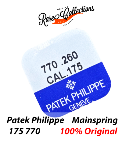 Patek 175 770 260 Mainspring Blister molla bariletto