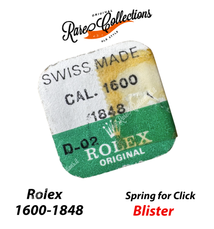 Rolex 1600 1848 Spring for Click Blister Molla del Cricco