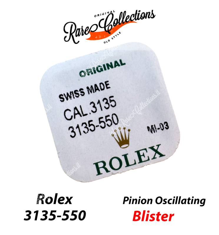 Rolex 3135-550 Pinion for Oscillanting Weight Blister della Massa oscillante