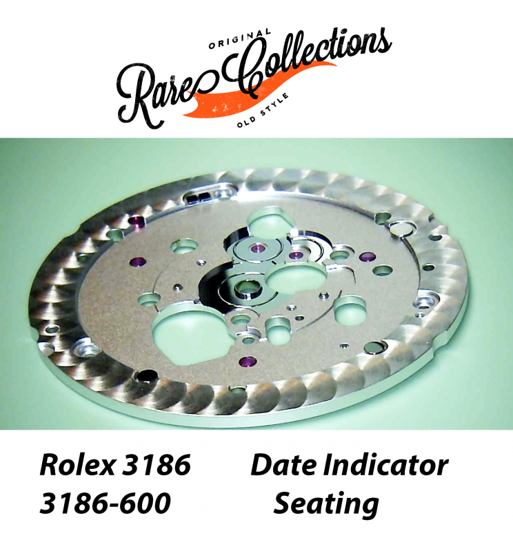 NEW Data Indicator Seating Rolex 3186-600 Indicatore Data 3186 Nuovo