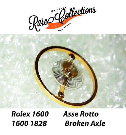 USED Usato Rolex 1600 1828 Balance Complete Bilanciere Broken Axle Hairspring OK