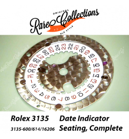 NEW Nuovo Rolex 3135 Data Indicator Roulette Complete Indicatore Data 600 + 614 + 16200