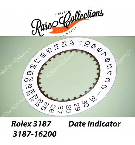 NEW Nuovo Data Indicator White Rolex 3187-16200 Datario Bianco 3187 Nuovo