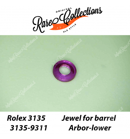 NEW Nuovo Rolex 3135-9311 Jewel for Barrel Arbor Lower Gioiello Bariletto inferiore