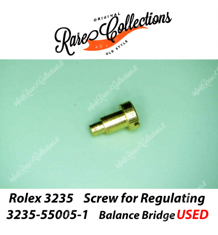 USED Usato Rolex 3235-55005-1 Screw for Regulating Balance Bridge Vite Regolazione Ponte Bilanciere