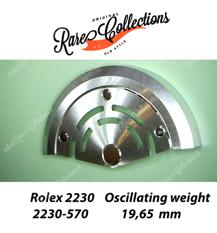 NEW Nuovo Rolex 2230-570 Oscillating Weight 19,5mm 2236