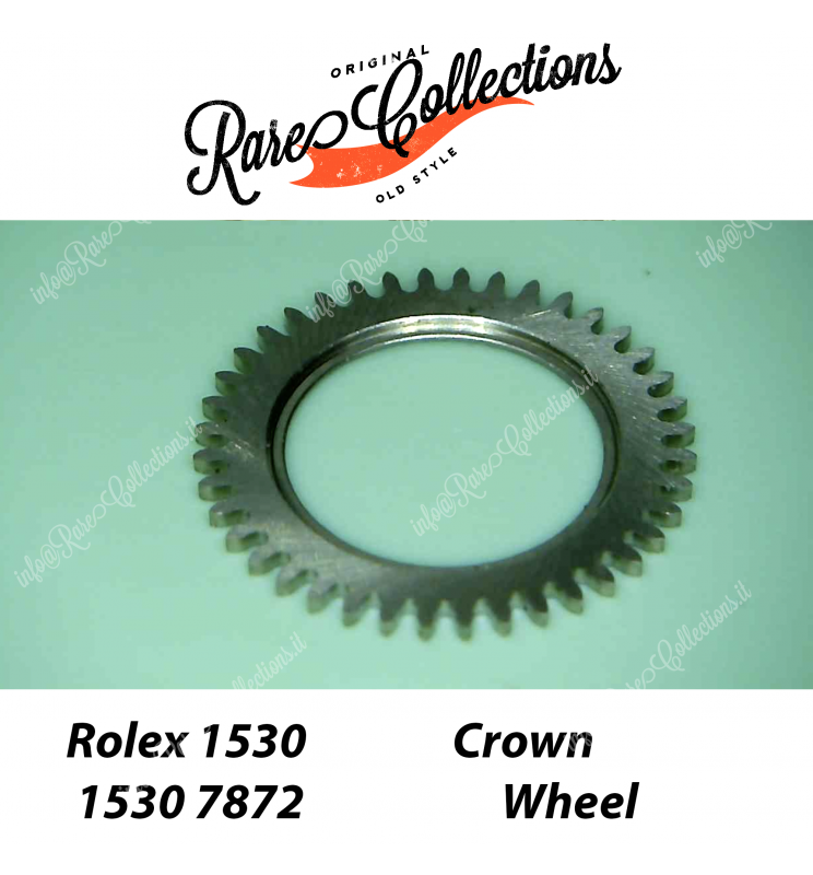 USED Rolex Crown Wheel Rolex 1570 1530 1575 1565 codice code 7872