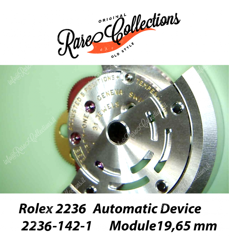 NEW Nuovo Rolex 2236-142-1 Automatic Device Module 19,65 mm Ponte