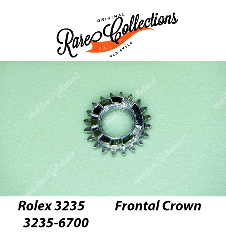 NEW Nuovo Rolex 3235-6700 Corona Frontale Frontal Crown