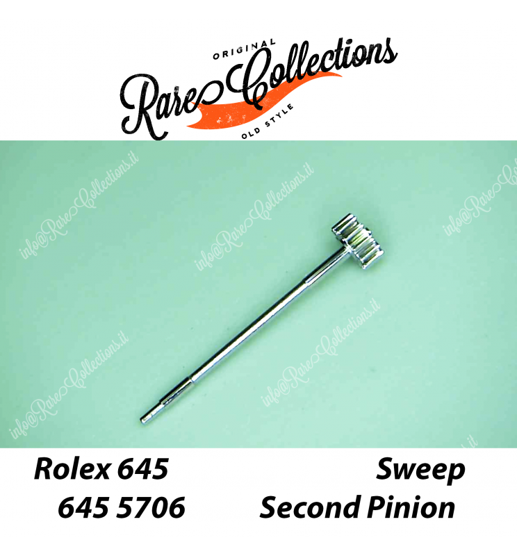 NEW Nuovo Rolex 645 5706 Sweep Second Pinion Pignone secondi
