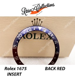 USED Usato Rolex Insert Inserto Rolex 1675 GMT-Master Rare Rosso Blu retro ROSSO