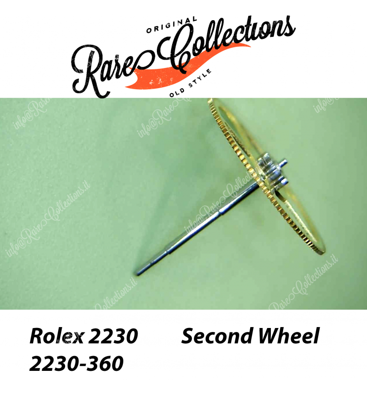 NEW Nuovo Rolex 2230-360 Second Wheel Ruota Secondi