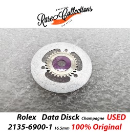 USED Usato Rolex Disco data Disk 2135-6900-1 Champagne