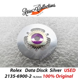 USED Usato Rolex Disco data Disk 2135-6900-2 Argento Silver
