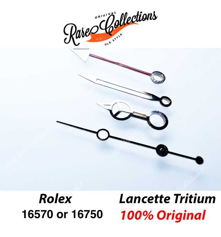 Lancette Hands Set Rolex 3075 GMT Master reference 16750 .21