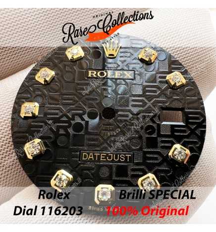 USED Usato Rolex 116203 116233 Brilli Black Dial Special Edition DateJust 0057