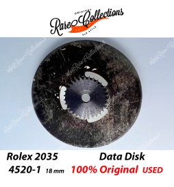 USED Data Indicator Rolex 2035 4520-1 18mm Datario Usato .41