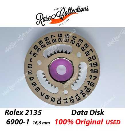 USED Usato Rolex Disco data Disk 2135-6900-1 Champagne .47