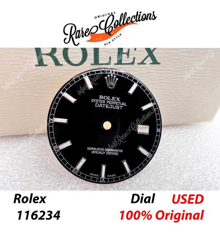 USED Usato Rolex 116234 Dial Black Quadrante Nero 0058