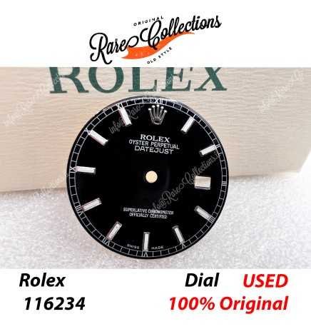 USED Usato Rolex 116234 Dial Black Quadrante Nero 0058