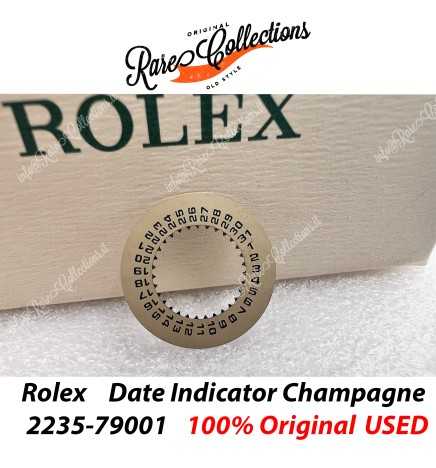 USED Usato Rolex 2235-79001 Disco data Disk Champagne