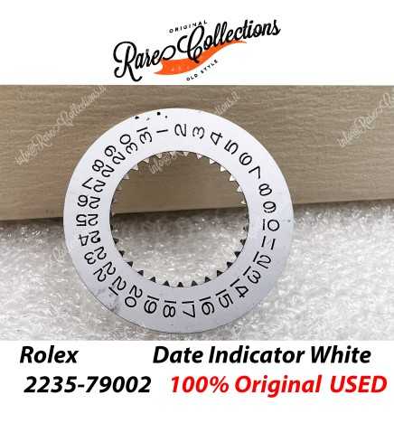 USED Usato Rolex Disco data Disk 2235-79002 Bianco White