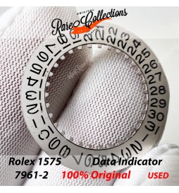 USED Usato Rolex Disco data Disk 1575 7961-2 Silver 1675 GMT .40