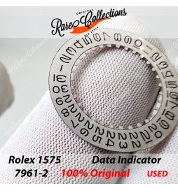 USED Usato Rolex Disco data Disk 1575 7961-2 Silver 1675 GMT .41