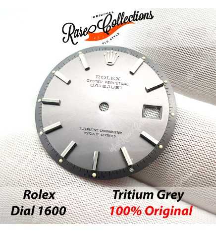 USED Usato Rolex 1600 DateJust Grey Tritium Dial Quadrante 0059