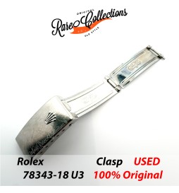 USED Usato Clasp Rolex 78343-18 U3 20mm Bracelet Fibbia