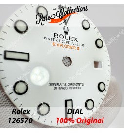 USED Usato Dial Quadrante Rolex 216570 Explorer Chromalight Blu Bianco