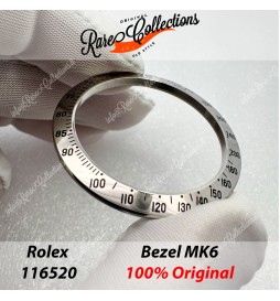 USED Usato Inserto Rolex 116520 Daytona Steel Bezel MK6 .25