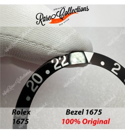 USED Usato Bezel Insert Rolex 1675  Black White Mega Inserto .0010