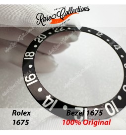 USED Usato Bezel Insert Rolex 1675  Black White Mega Inserto .0010