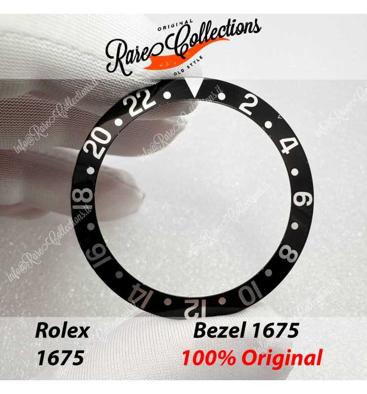 USED Usato Bezel Insert Rolex 1675  Black White Mega Inserto .0010